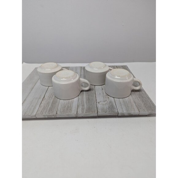 Set of 4 Buffalo China USA Heavy Restaurant Ware Coffee Cups Mugs Espresso 2.5" - Picture 5 of 8